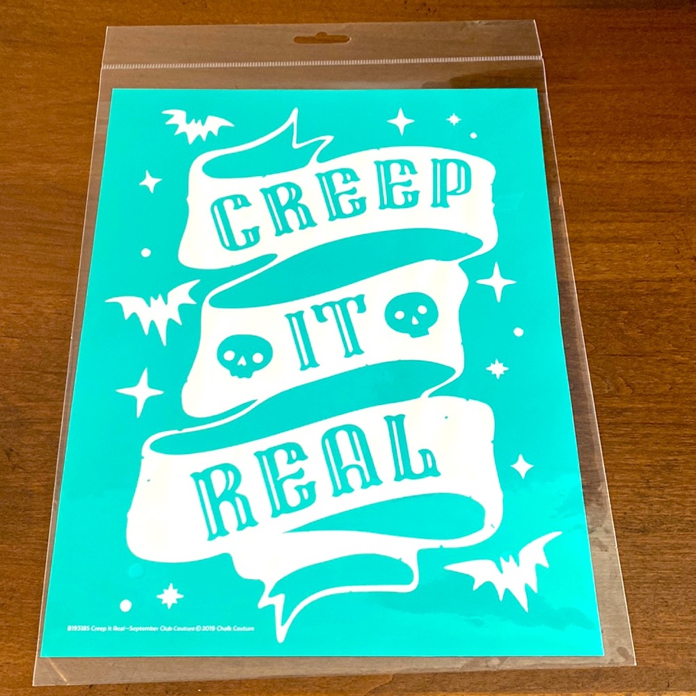 Chalk Couture Size B Transfer Creep It Real
